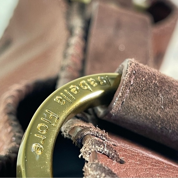 Isabella Fiore Suede Leather Woven Hobo Shoulder Bag - Picture 13 of 15